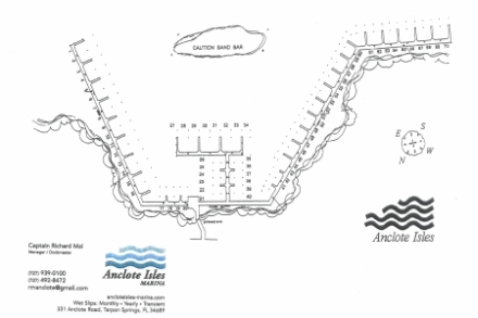 Anclote Isles Marina Layout